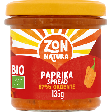 Zonnatura Spread Paprika 135 g