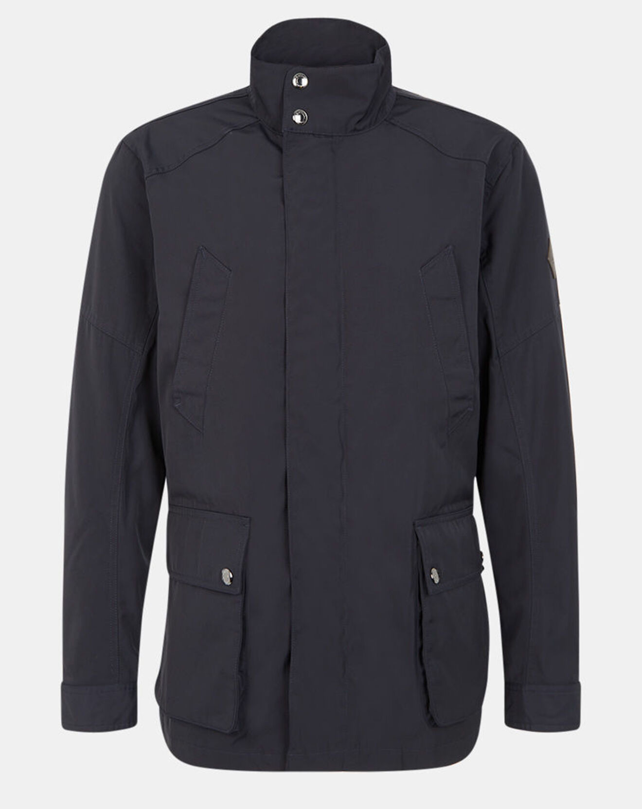 Hackett London Parka Saharienne droite bleu marine