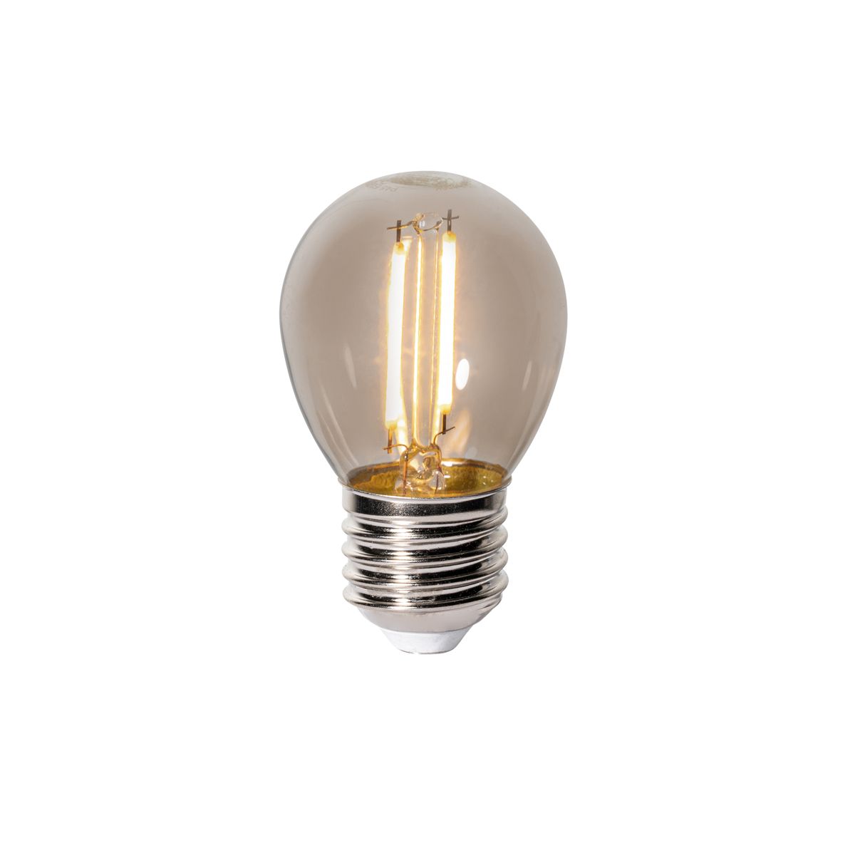 E27 dimbare LED lamp P45 smoke 3W 250 lm 2200K
