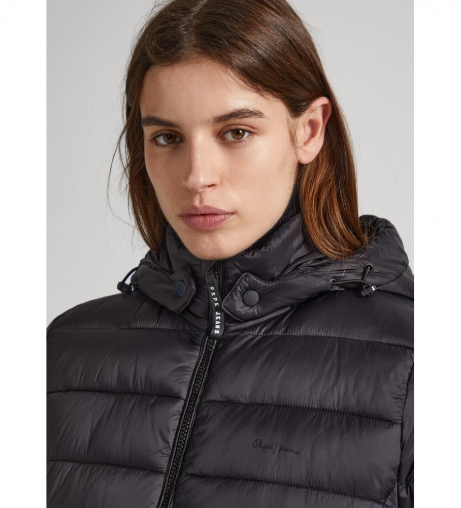 Jaqueta curta Maddie da Pepe Jeans, preta