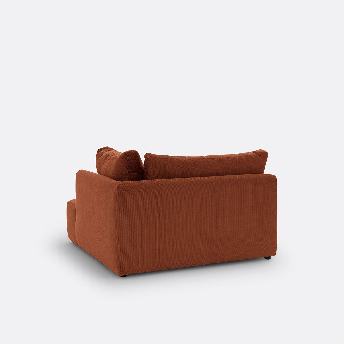 LA REDOUTE INTERIEURS<br>Sofá modular de canto em veludo cotelê, Monica