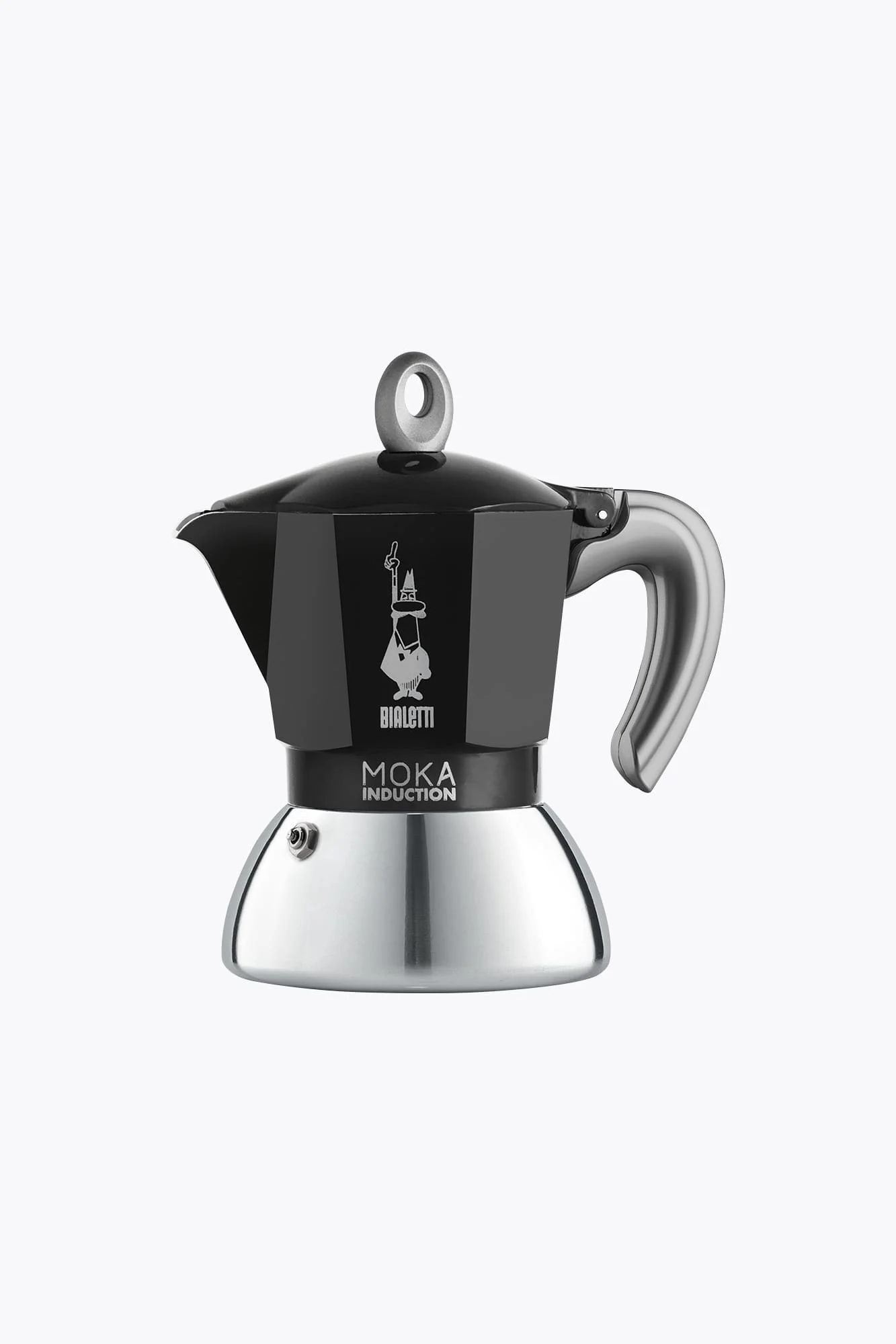 Bialetti Espressokocher New Moka Induction 2 Tassen Schwarz