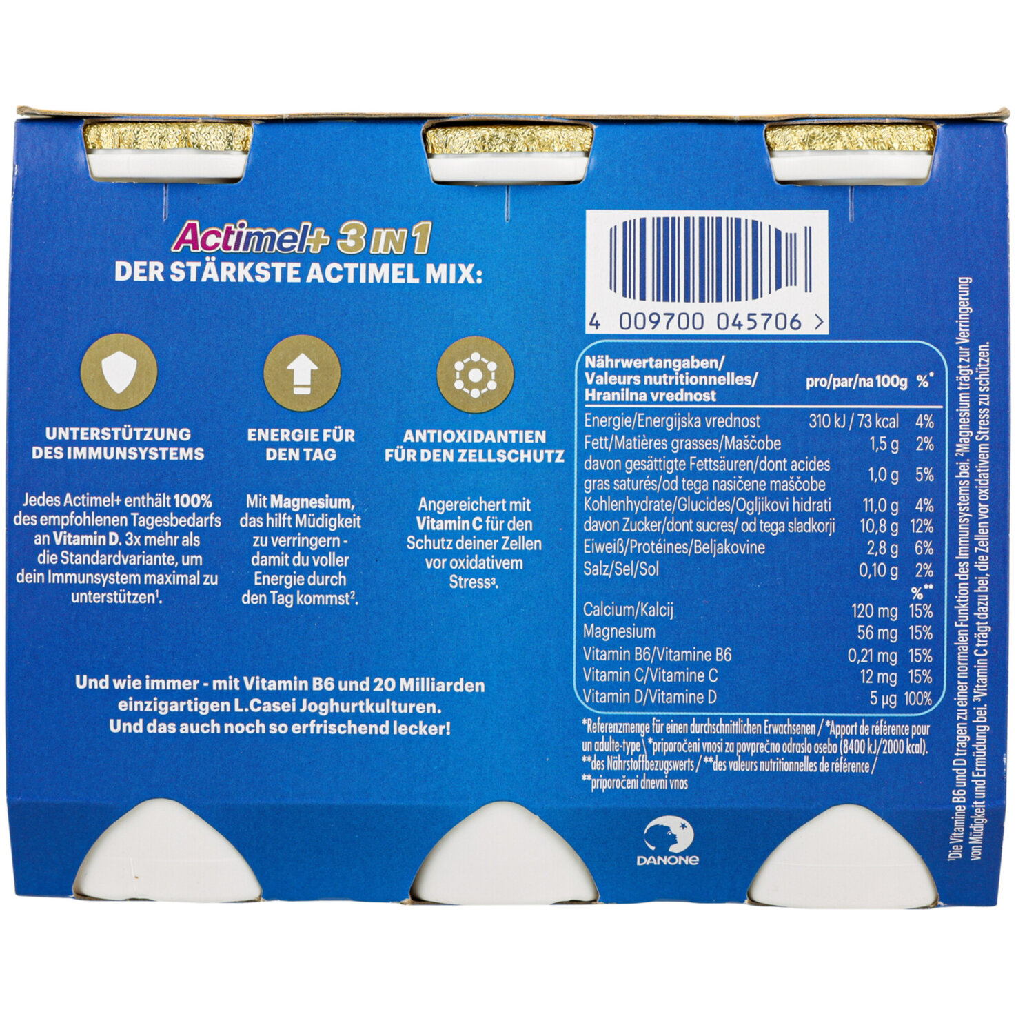 Danone Actimel Pfirsich & Maracuja 6x100g