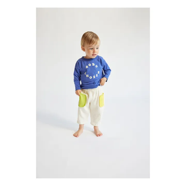Bobo Choses Sarouel Color Block | Ecru