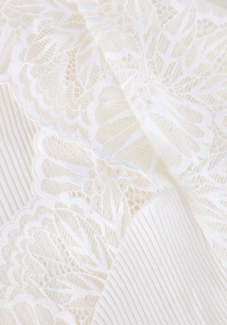 witte rosemunde top beatha capsleeve