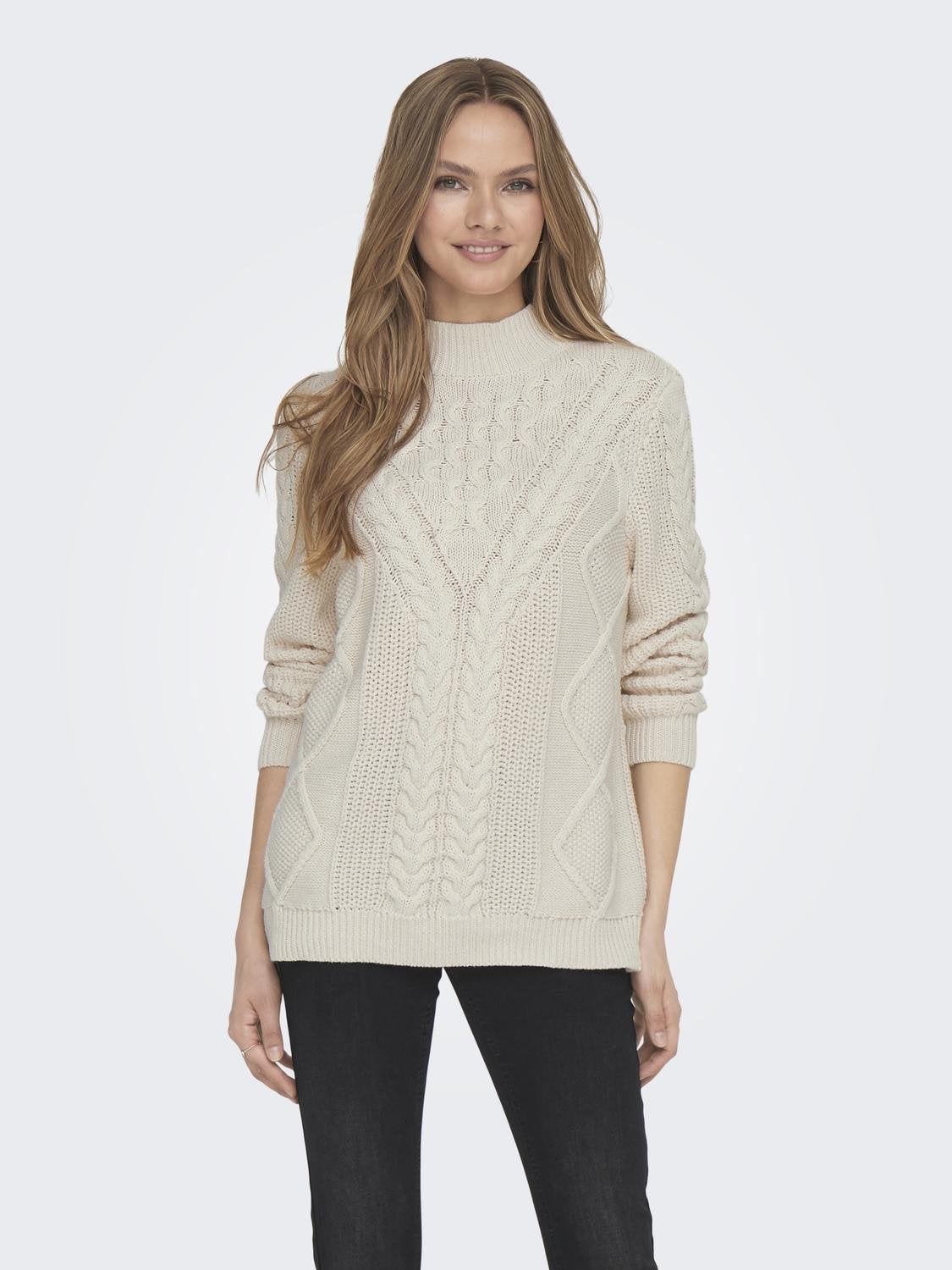 ONLNORA Strickpullover Cloud Dancer