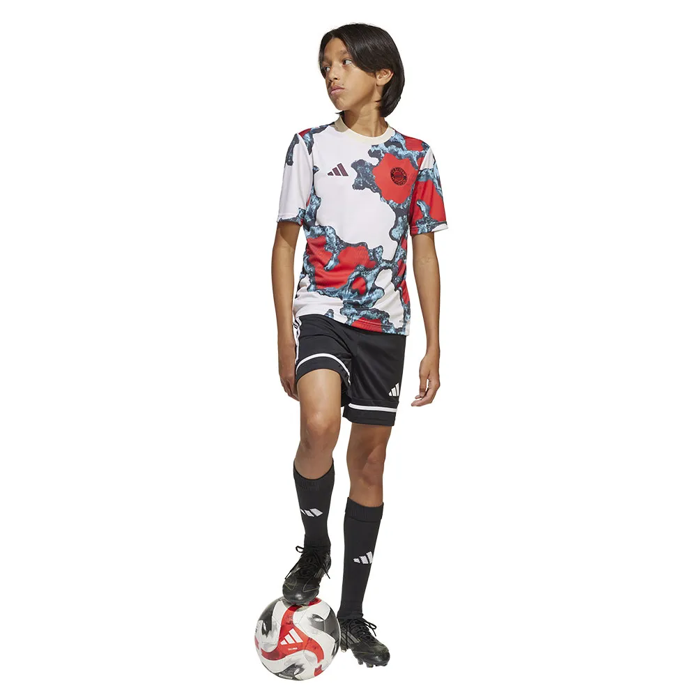 adidas FC Bayern 24/25 vor dem Spiel Junior-Kurzarm-T-Shirt