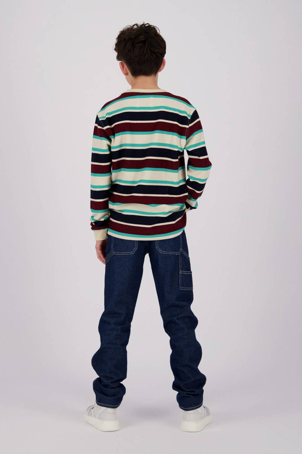 Vingino straight fit jeans Peppe carpenter deep dark