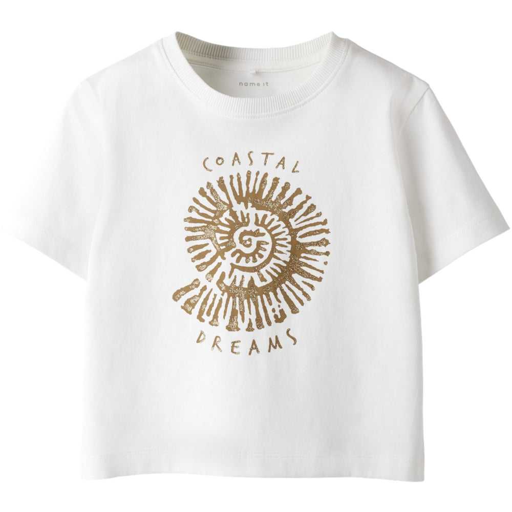 Køb Name It Cloud Dancer Nmfhaline Ss Nreg Top