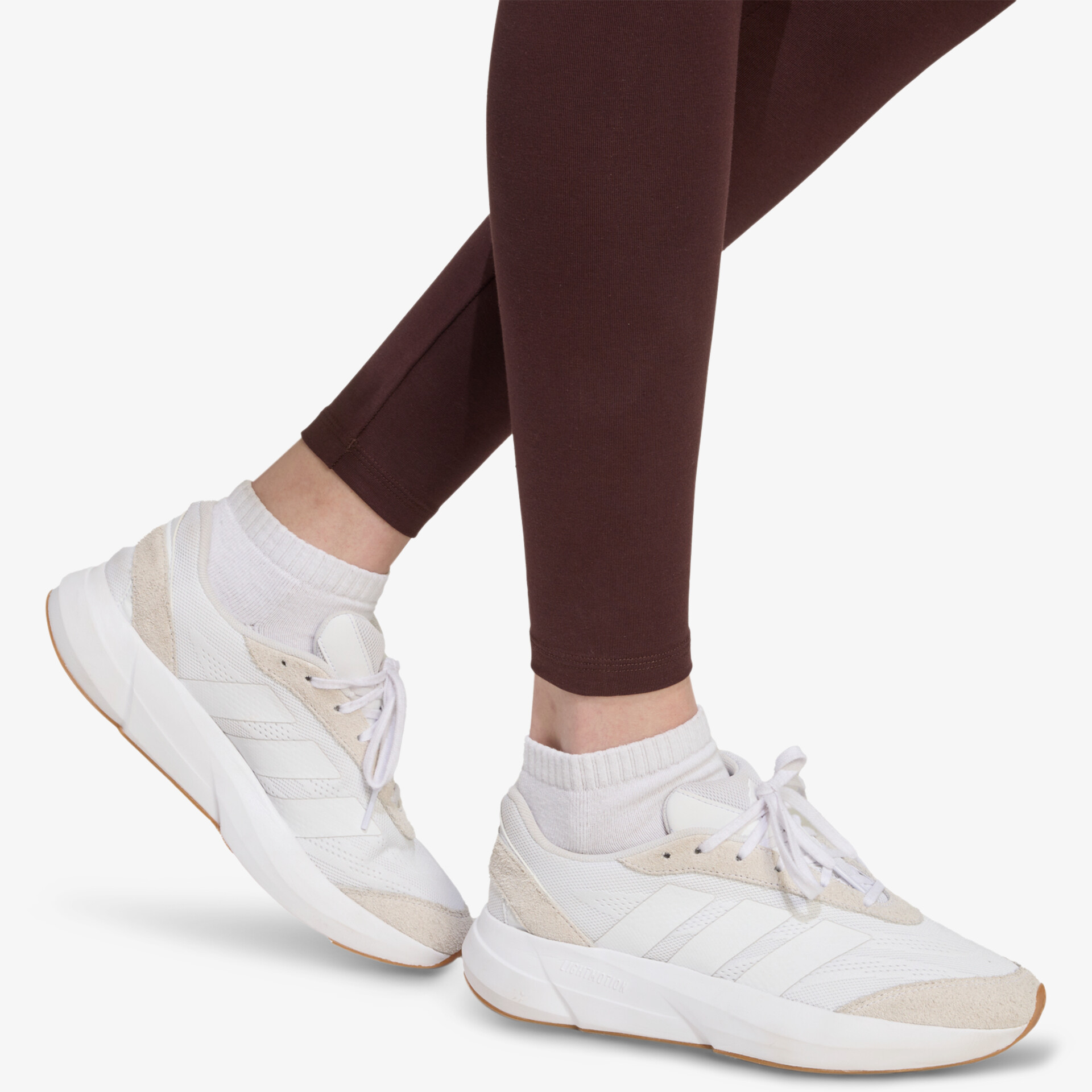 adidas Essentials Linear Cotton Damen Hosen & Leggins braun