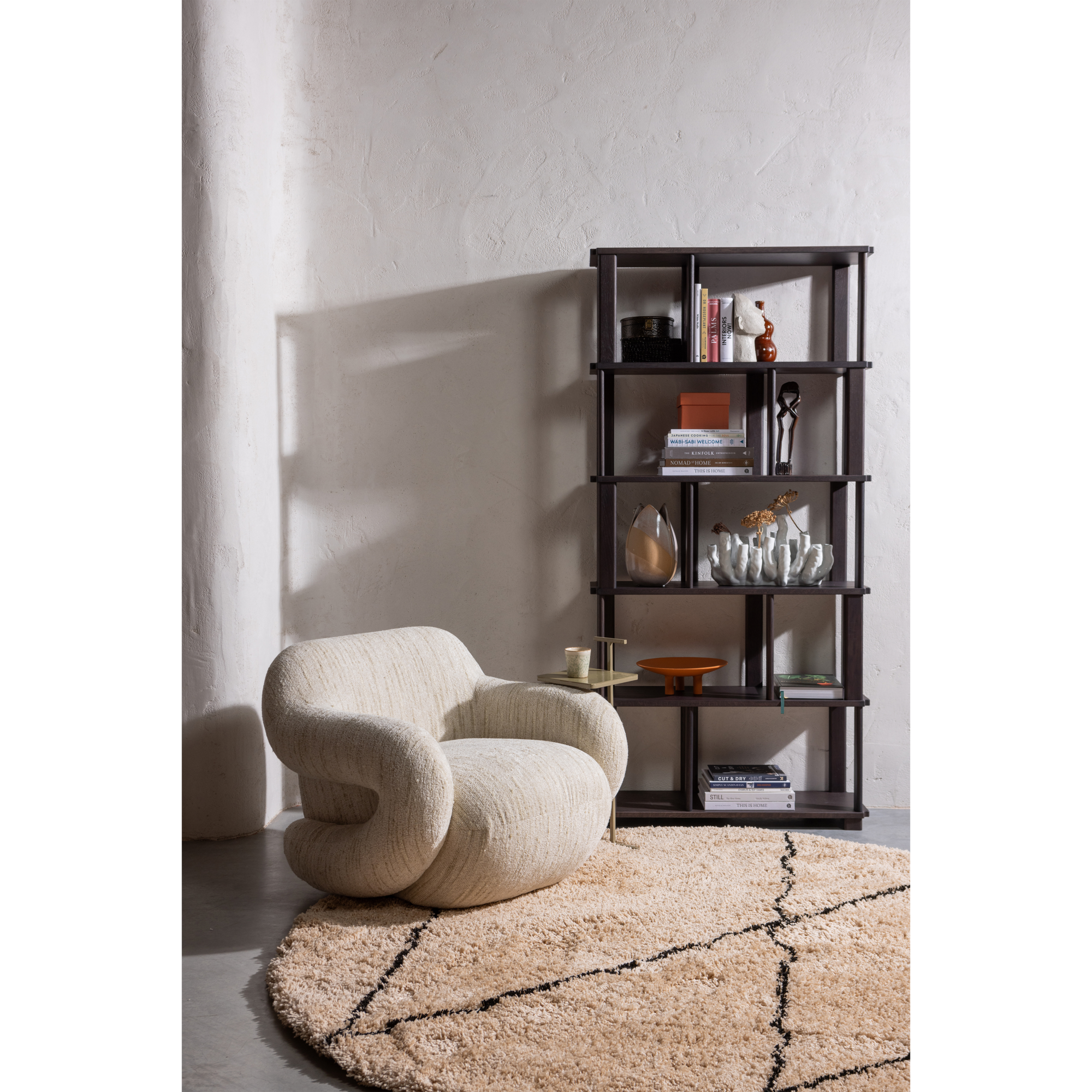 Folke Fauteuil - Chenille - Oudroze melange