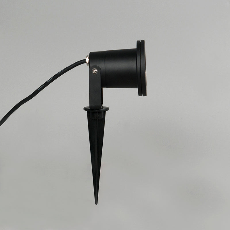 QAZQA Tuinspot zwart incl. snoer en stekker 200 cm IP65 - Basic