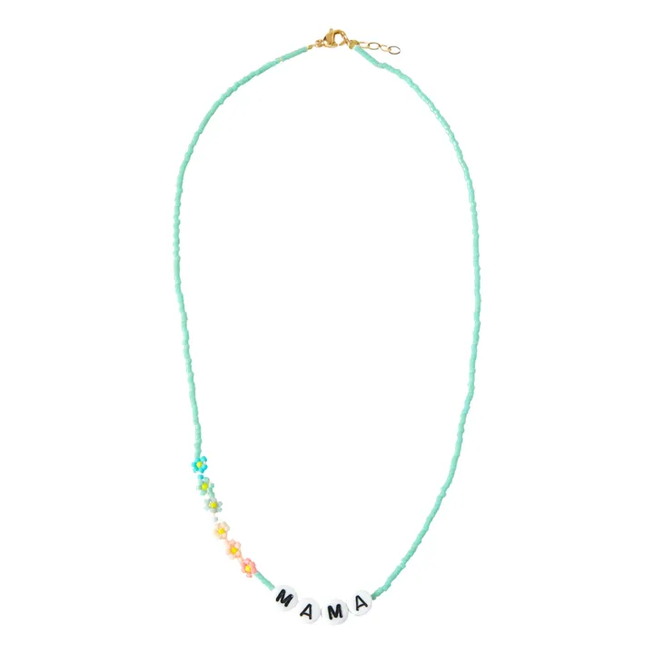 Bbuble Collier Rainbow Mama - Collection Femme  | Bleu turquoise