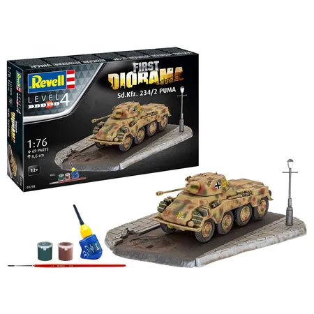 Revell First Diorama Set - Sd.Kfz. 234/2 Puma
