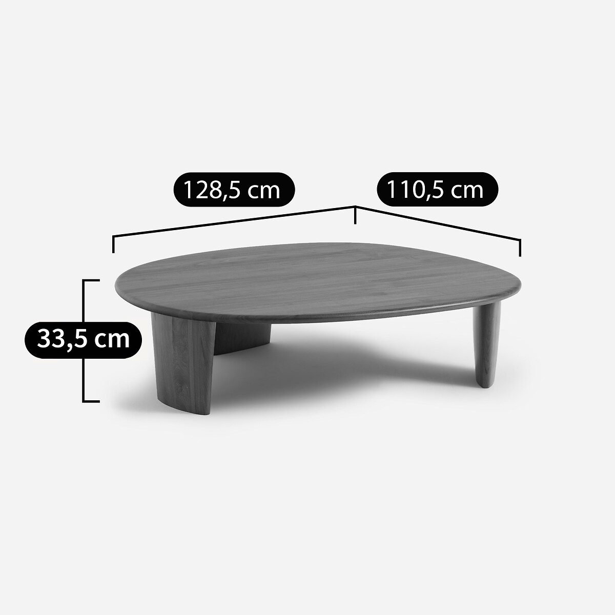 AM.PM<br>Mesa de centro em travertino, Guimel