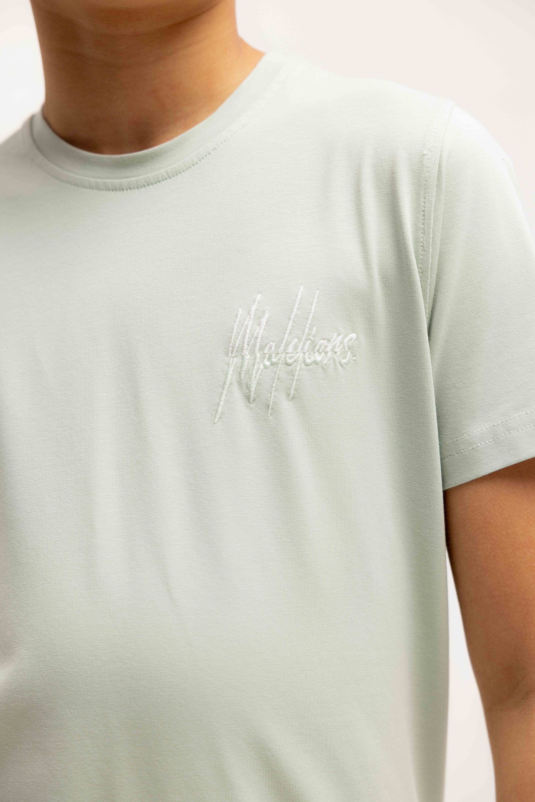 Malelions Split T-Shirt Kids Lichtgroen/Mint