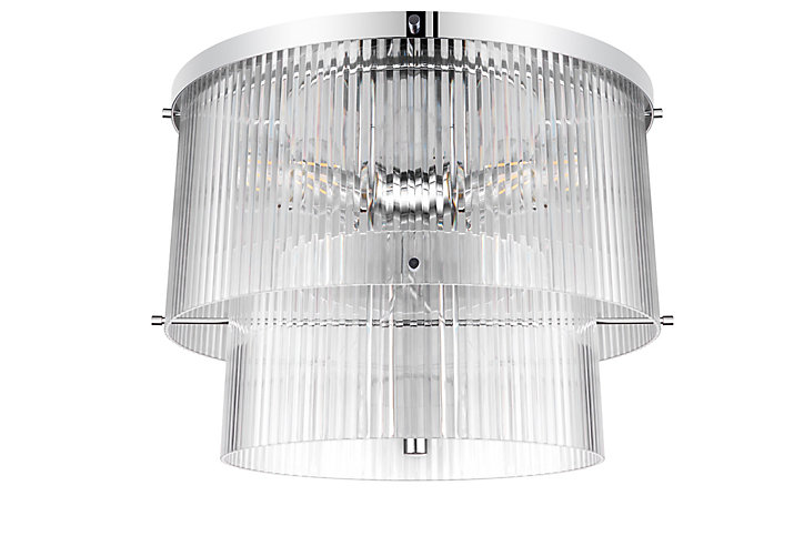 Plafonnier Rhyolit GoodHome E27 IP20 ⌀41,4cm argent
