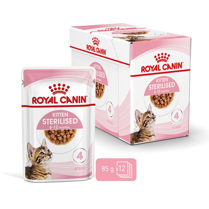 Royal Canin Sterilised Kitten en sauce pour chaton