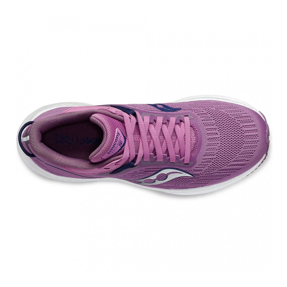 Saucony TRIUMPH 21 - Chaussures running Femme grape/indigo