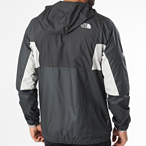 Coupe-Vent Capuche Wind Track Noir Gris
