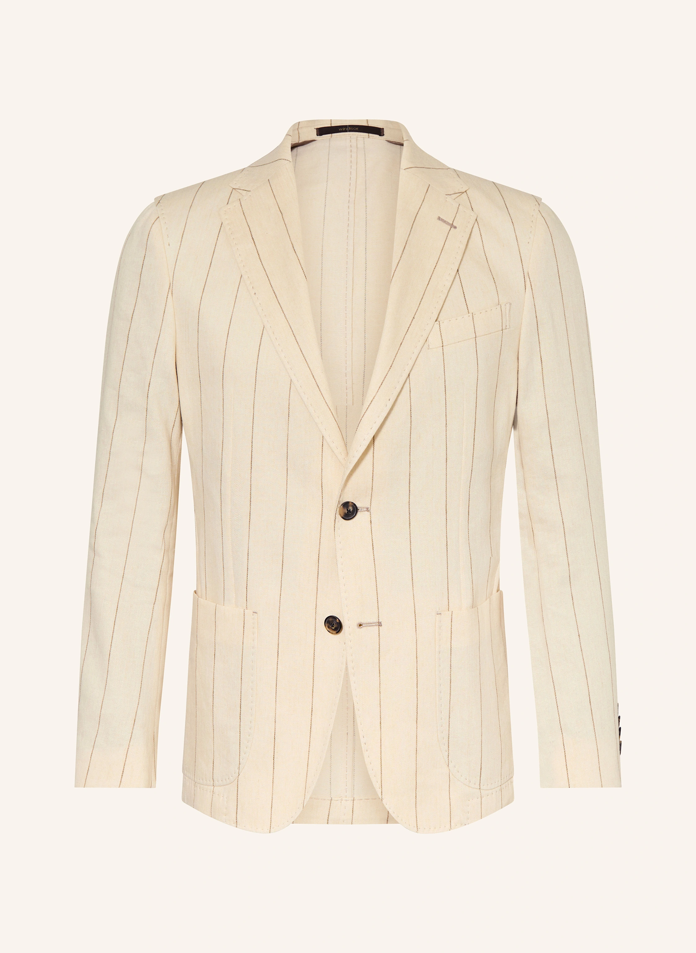windsor. Anzugsakko GIRO Extra Slim Fit mit Leinen