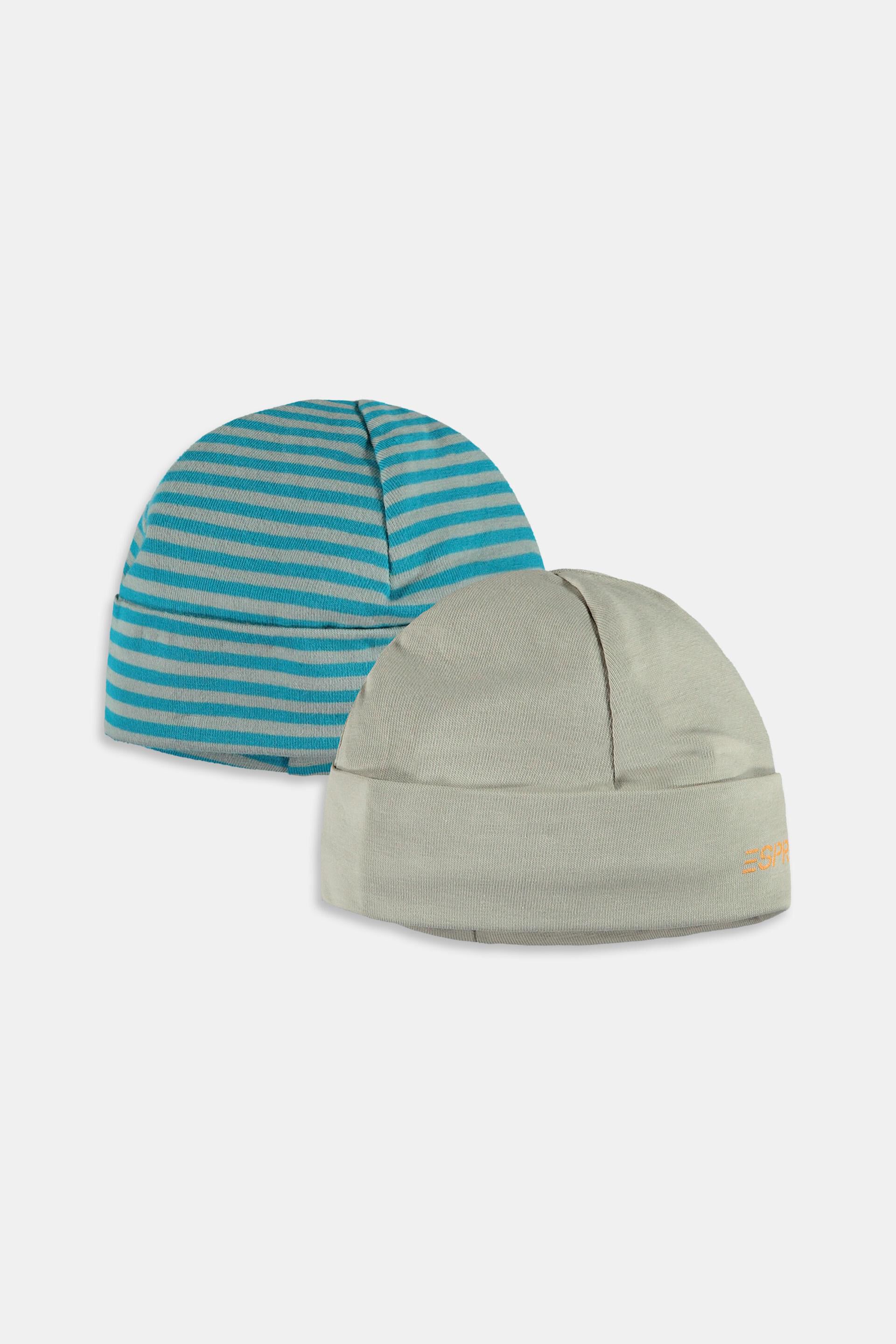 Lot de 2 chapeaux en jersey
