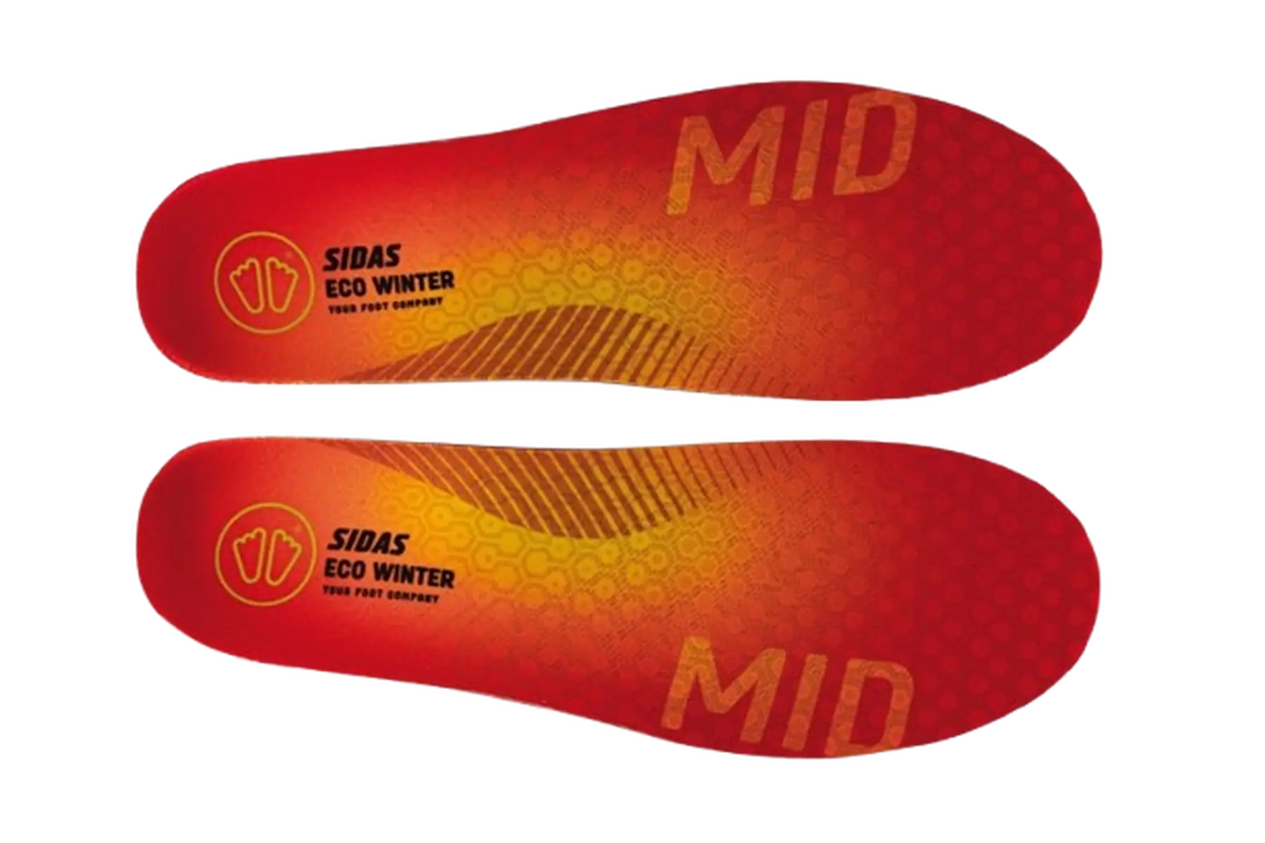 Sidas 3Feet Eco Winter Mid Indlægssåler - Såler Skistøvler