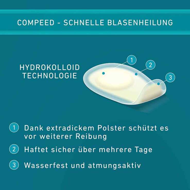 Compeed Blasenpflaster unter den Füßen, 5 St