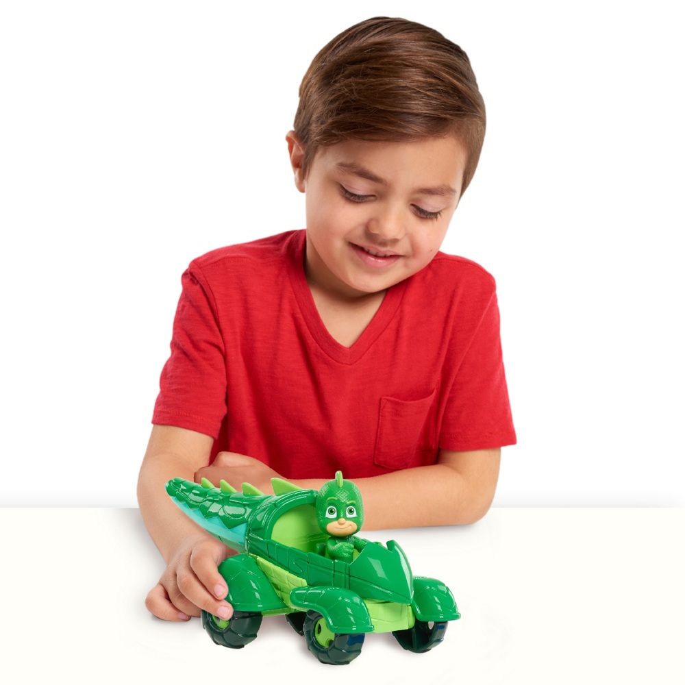 PJ Masks Fahrzeug & Figur - Gekko Mobile