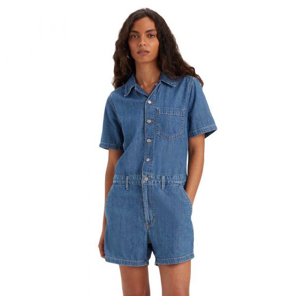 Levi´s ® Playday Jumpsuit Azul L Mulher
