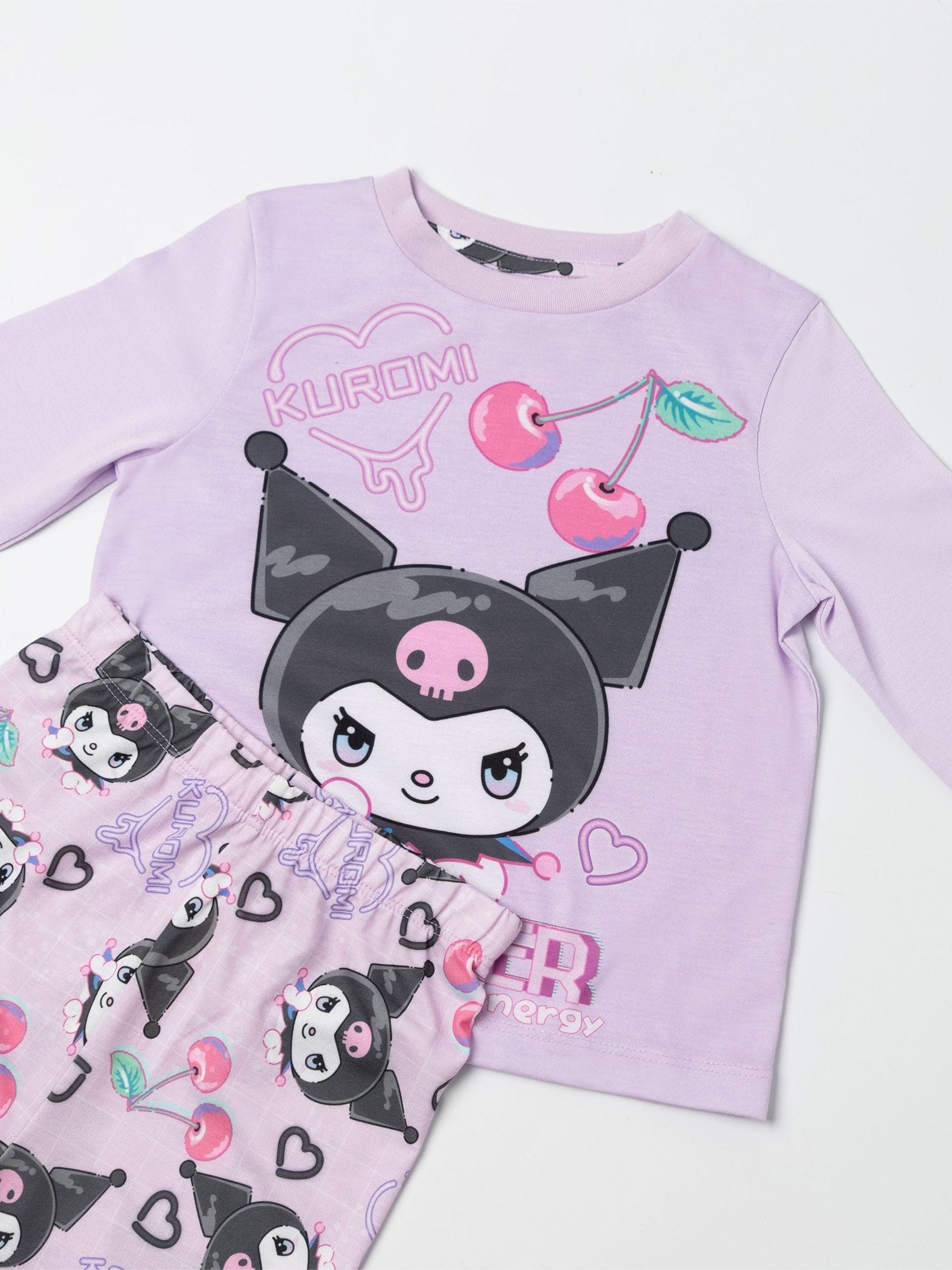 Vanilla Underground Hello Kitty Kuromi Long Sleeve Leg Pyjamas Set