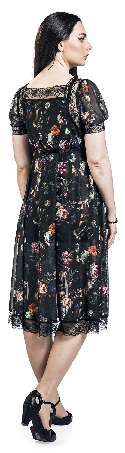 Robe Mi-Longue Imprimée Night Garden | Jawbreaker Robe mi-longue