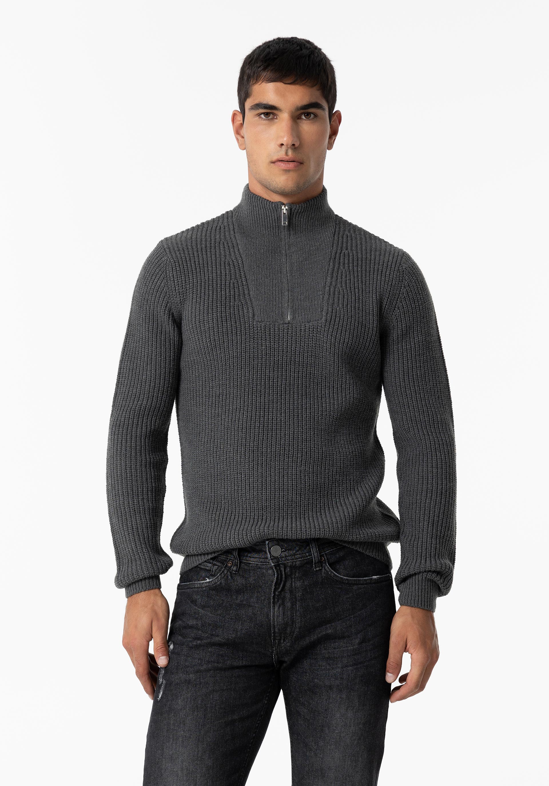 Camisola de Malha com Fecho