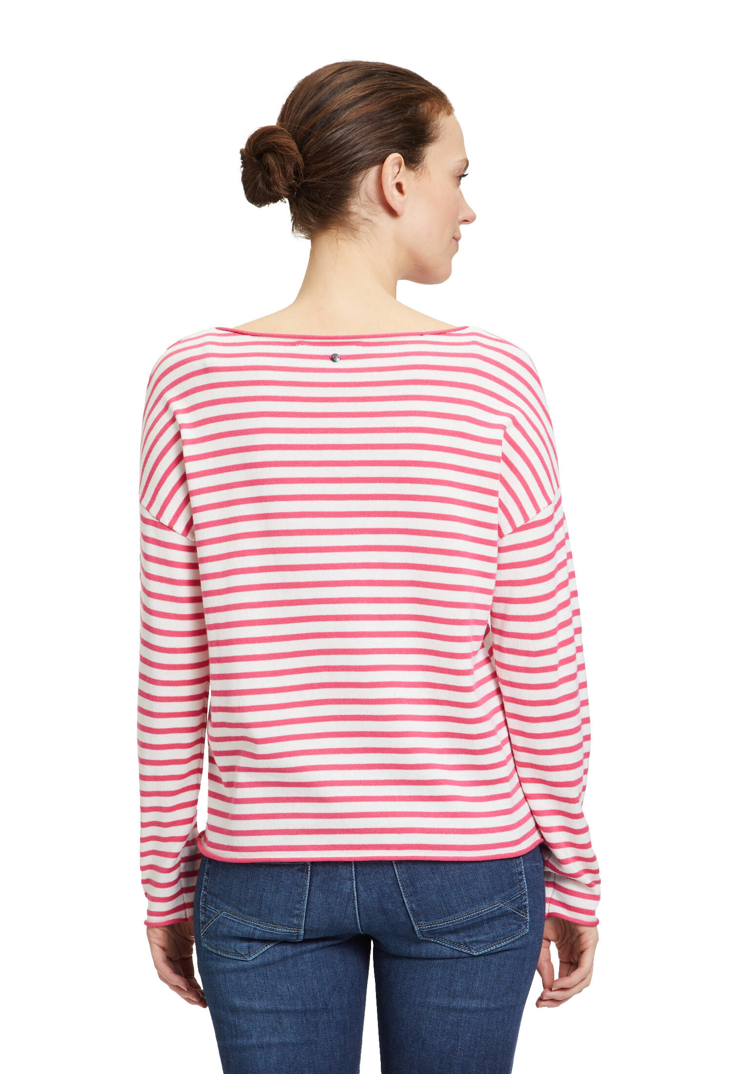 Betty & Co| Damen Strickpullover mit U-Boot-Ausschnitt