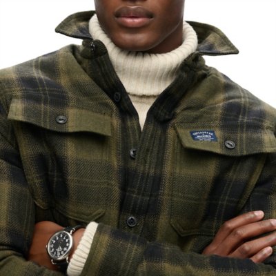 Chemise à manches longues homme Wool Miller SUPERDRY