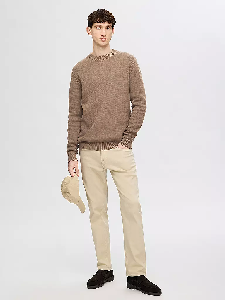 SELECTED Pullover SLHDANE beige