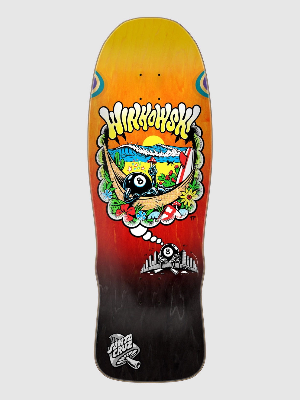 Santa Cruz Winkowski 8Ballr Day Dream Shaped 10.35