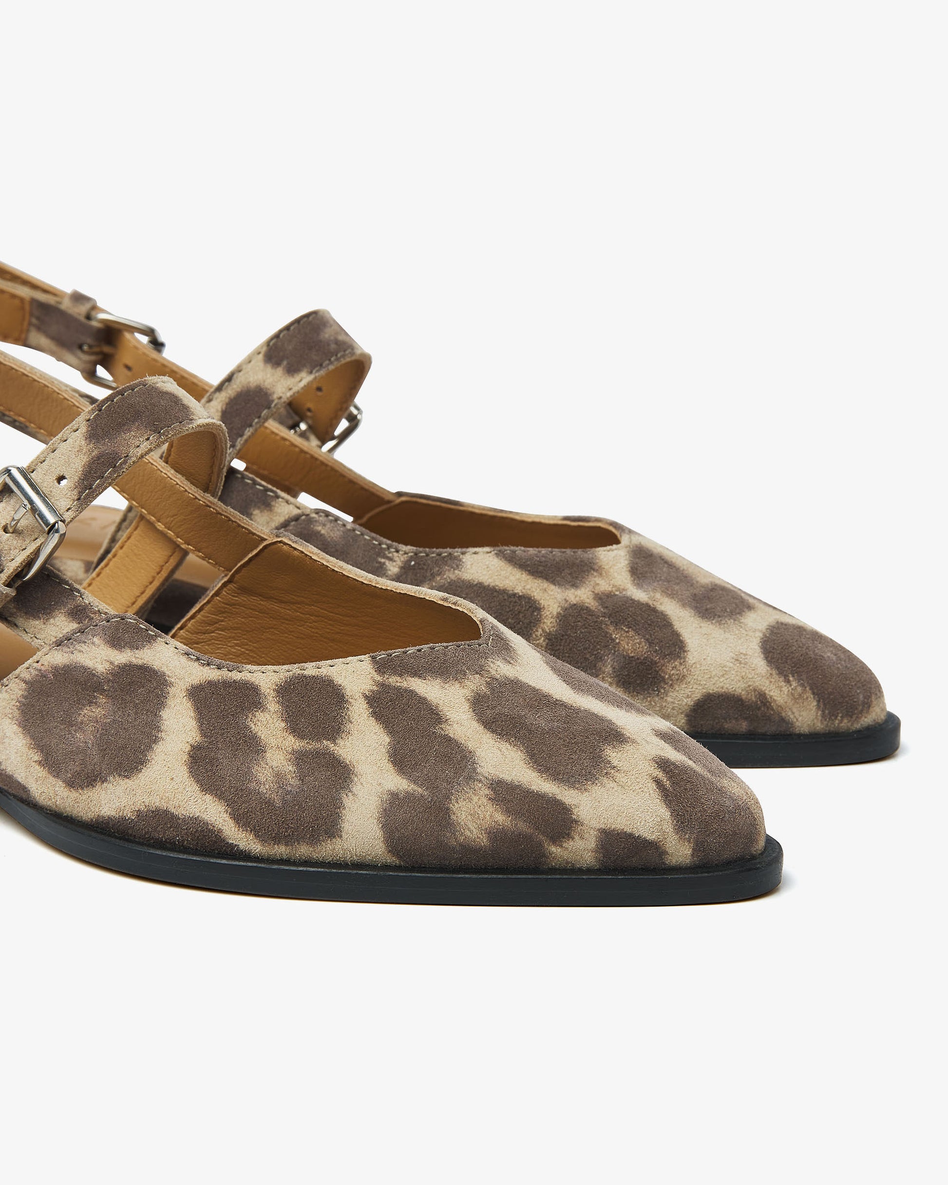 VIA VAI luipaardprint slingbacks Jazz Valerie
