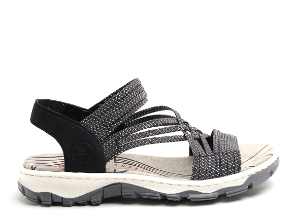 Rieker nu pieds plats femme 68888 bleu
