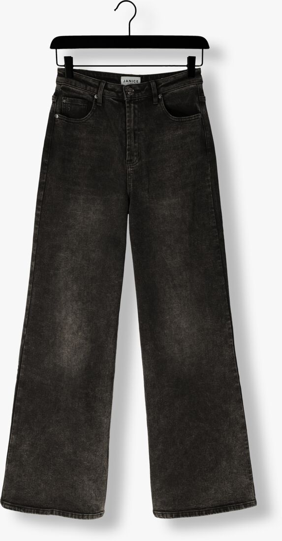zwarte janice wide jeans mason