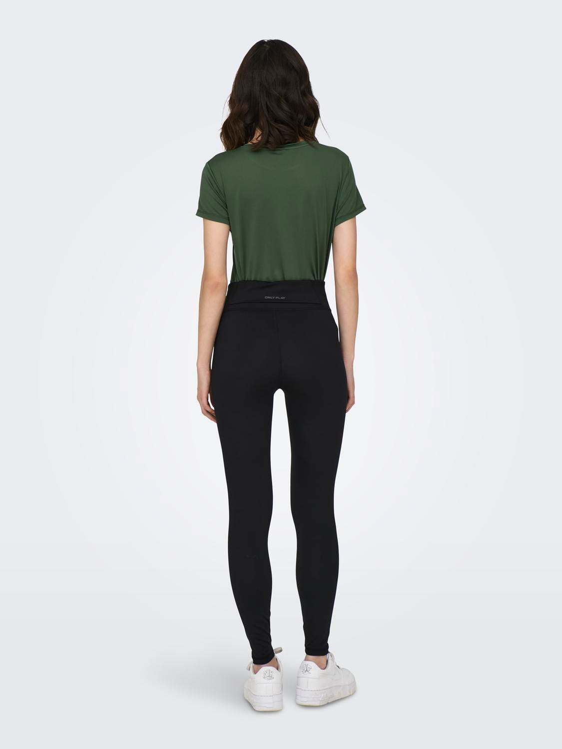 ONPMILA-NIKA-3 Hohe Taille Enger Schnitt Sportleggings Black