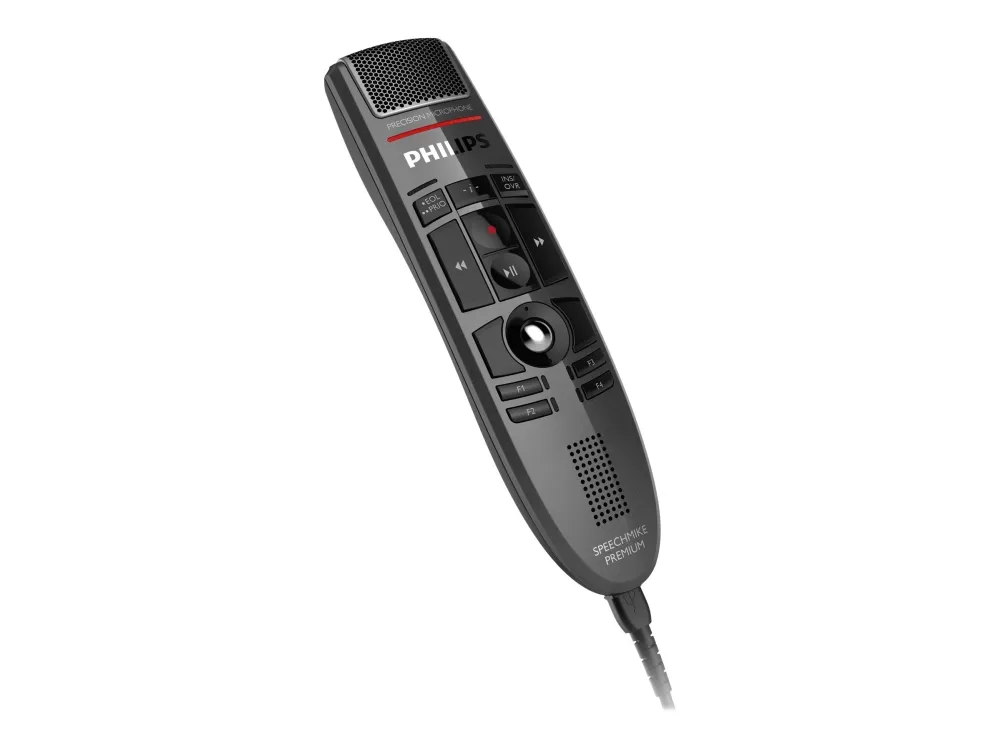 Philips SpeechMike Premium USB LFH3500 - Højttalermikrofon - mørk perle grå