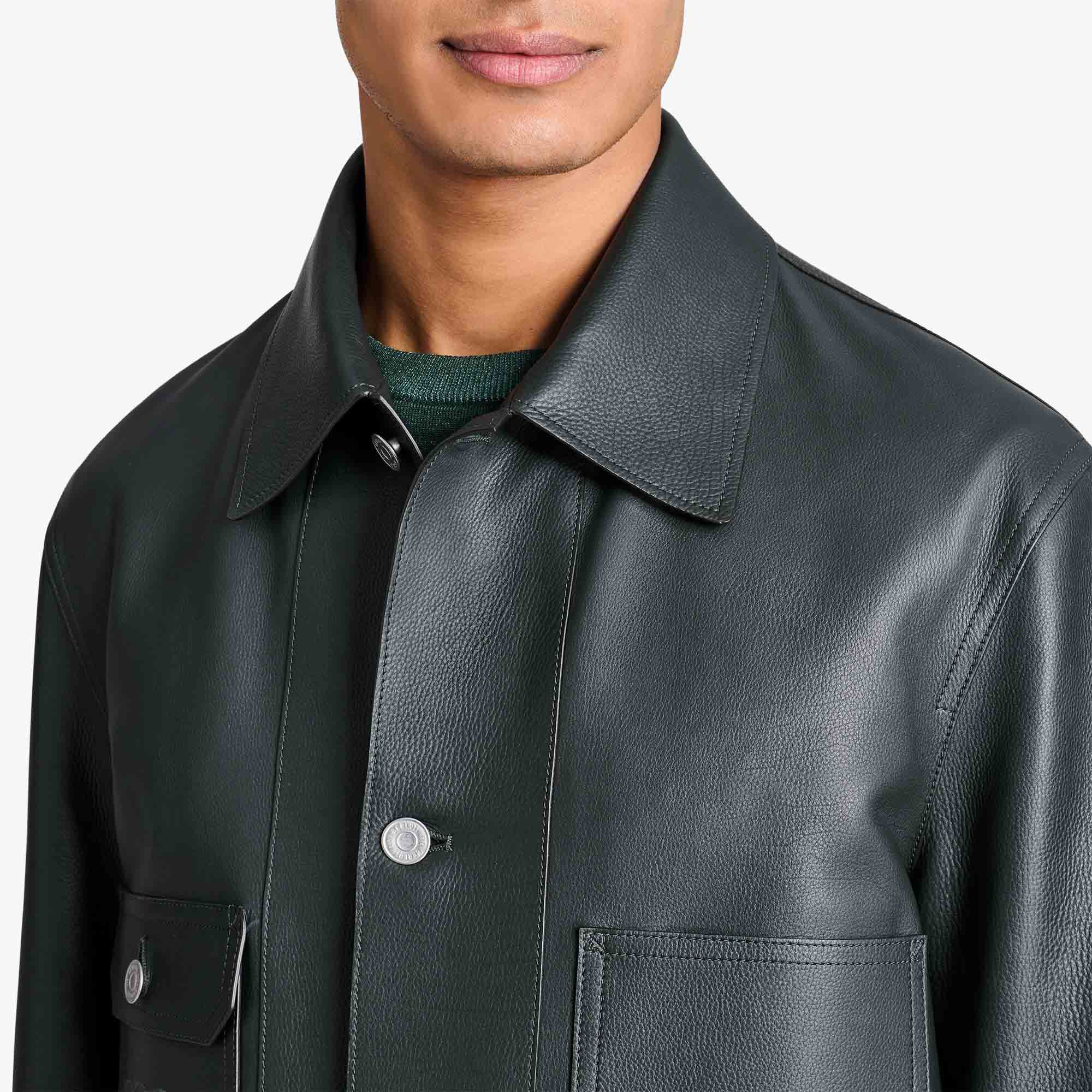 Veste De Travail En Cuir