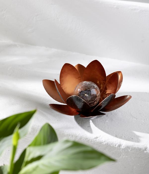 Dehner Solar-Lotus, ca. Ø27/H12 cm