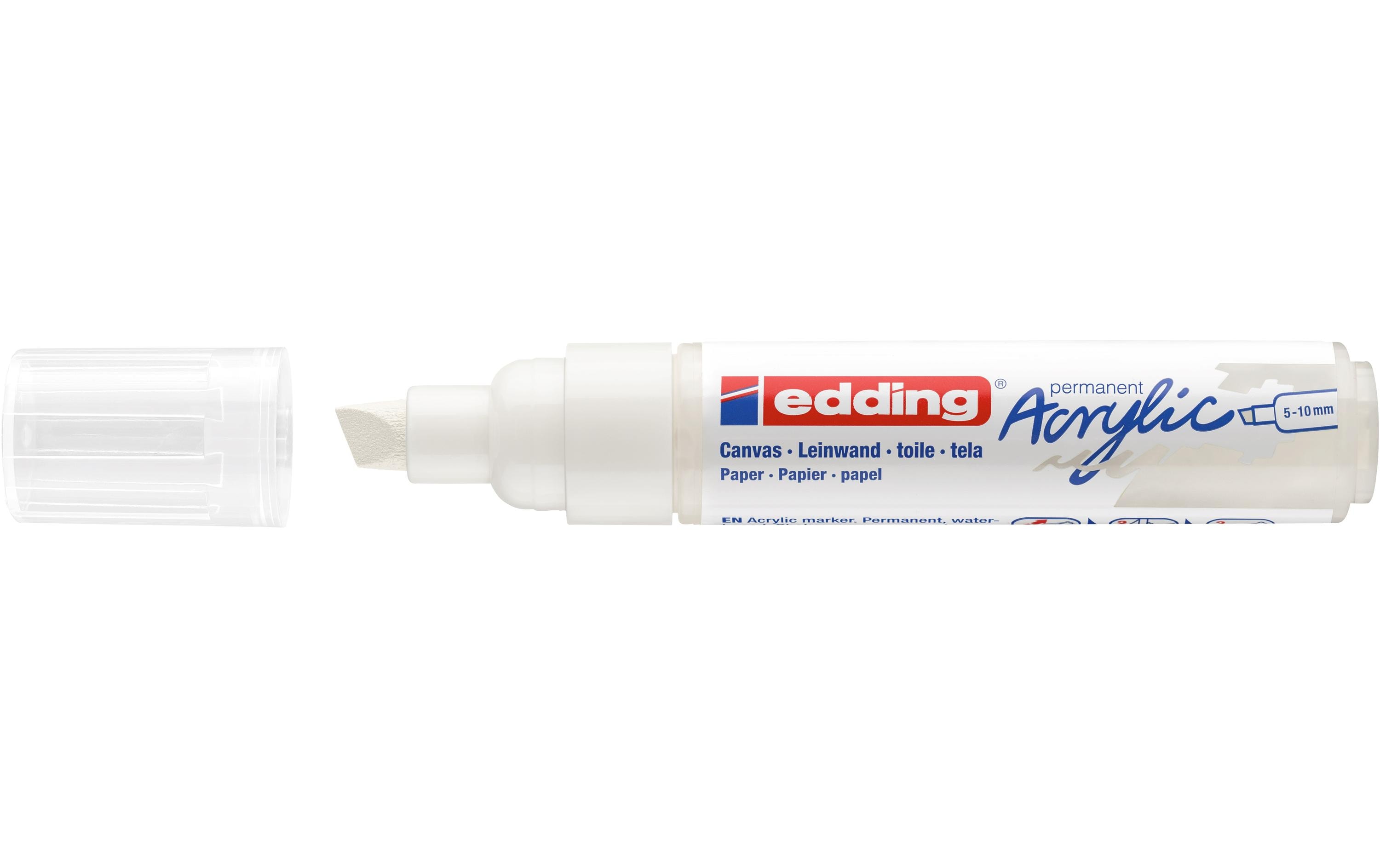 Acrylmarker 5000 Breit, WeissSchnelltrocknende Acrylstifte
