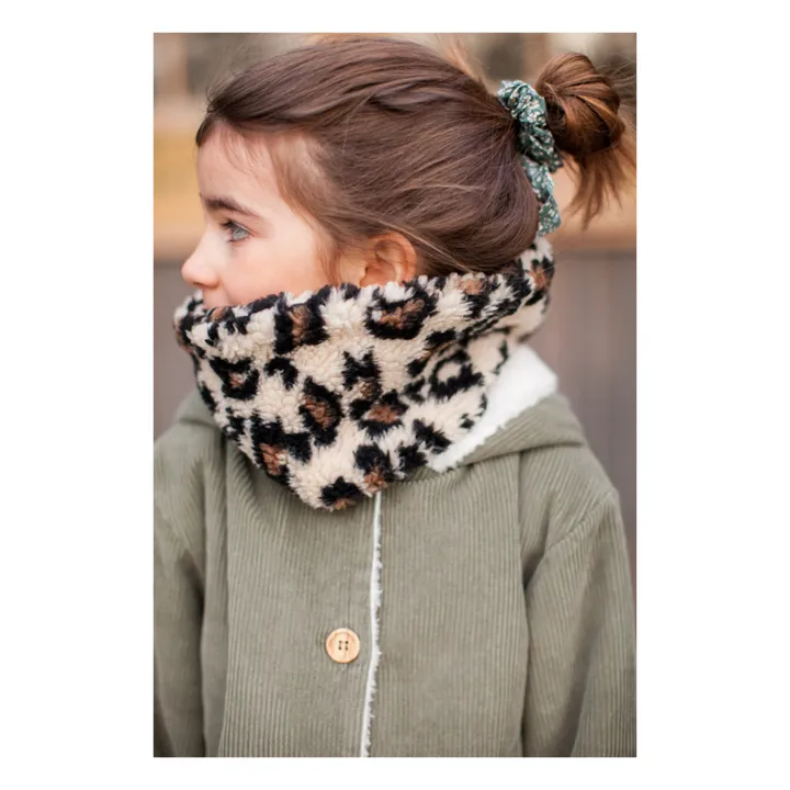 Marlot Paris Snood Façon Fourrure Léopard | Ecru