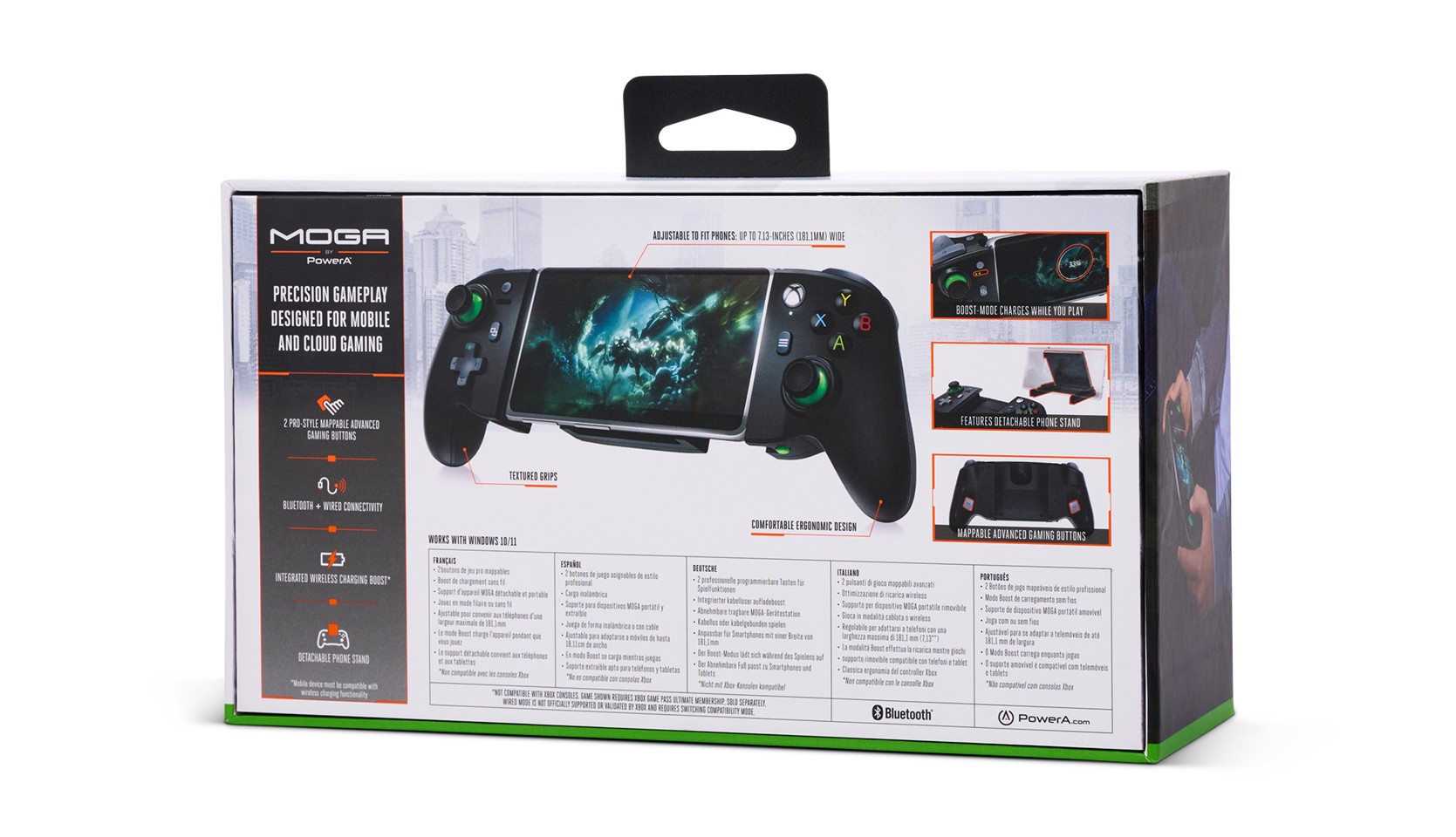 PowerA MOGA XP7-X Plus Bluetooth Controller for Multi Format and Universal Black/Grey
