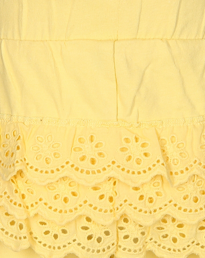 Shorts NBFHERLE mit Rüschen in gelb