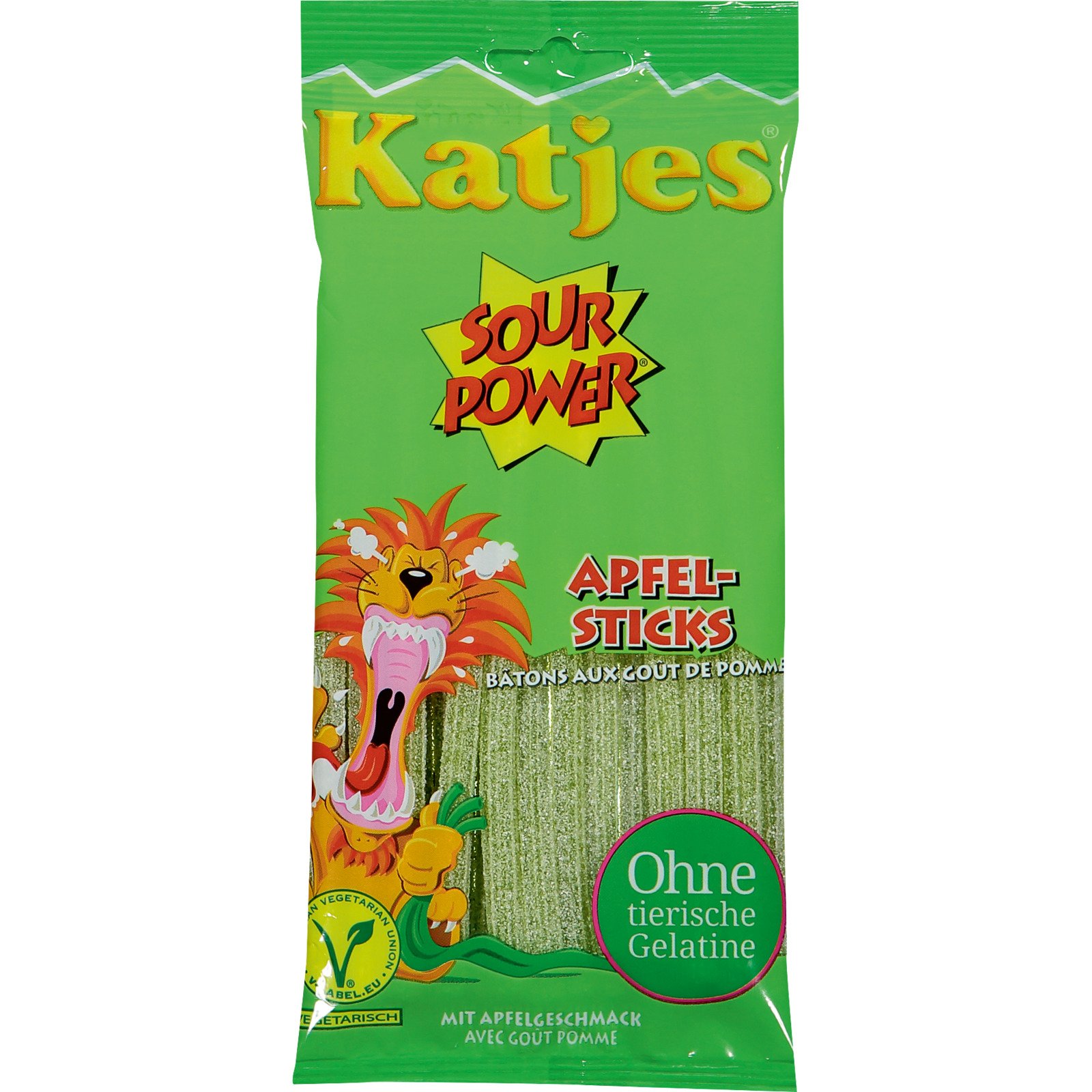 Katjes saure Sticks Äpfel 100 g