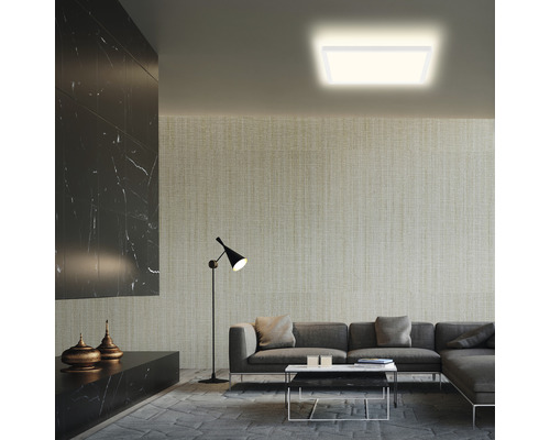 LED paneel 22W 3000 lm 4000 K 42x42 cm Slank wit + achtergrondverlichting